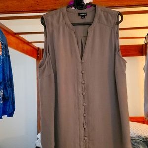 Women's linen tank top